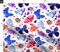 Modern Butterfly Butterflies Whimsical Insects Bugs Purple Blue Pink Watercolor Modern Custom Printed Fabric by Spoonflower Various Fabrics by the Yard or Fat Quarter
